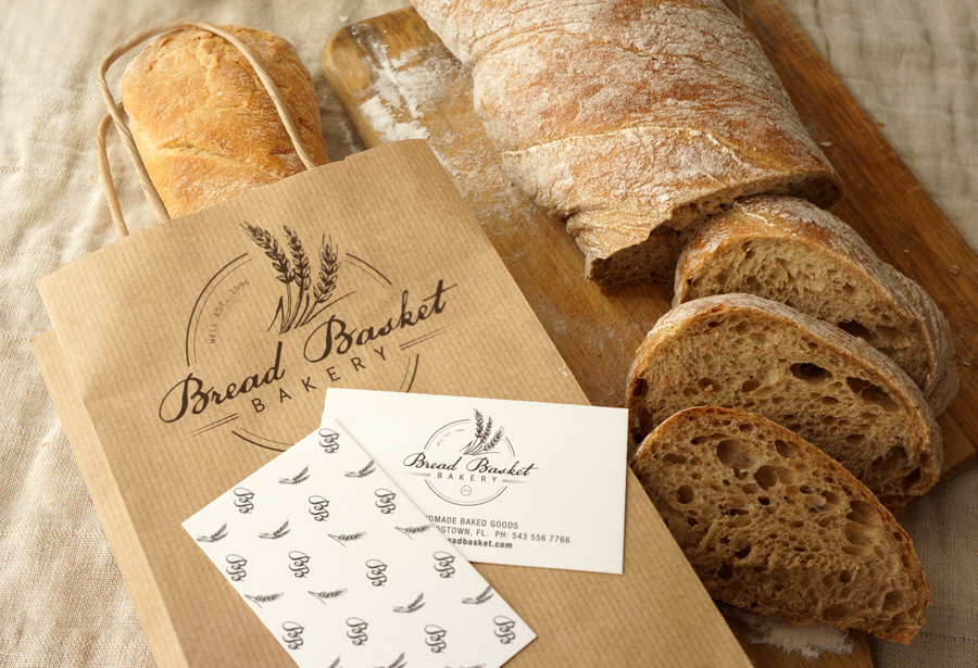 Bakery Food branding mockup on Behance