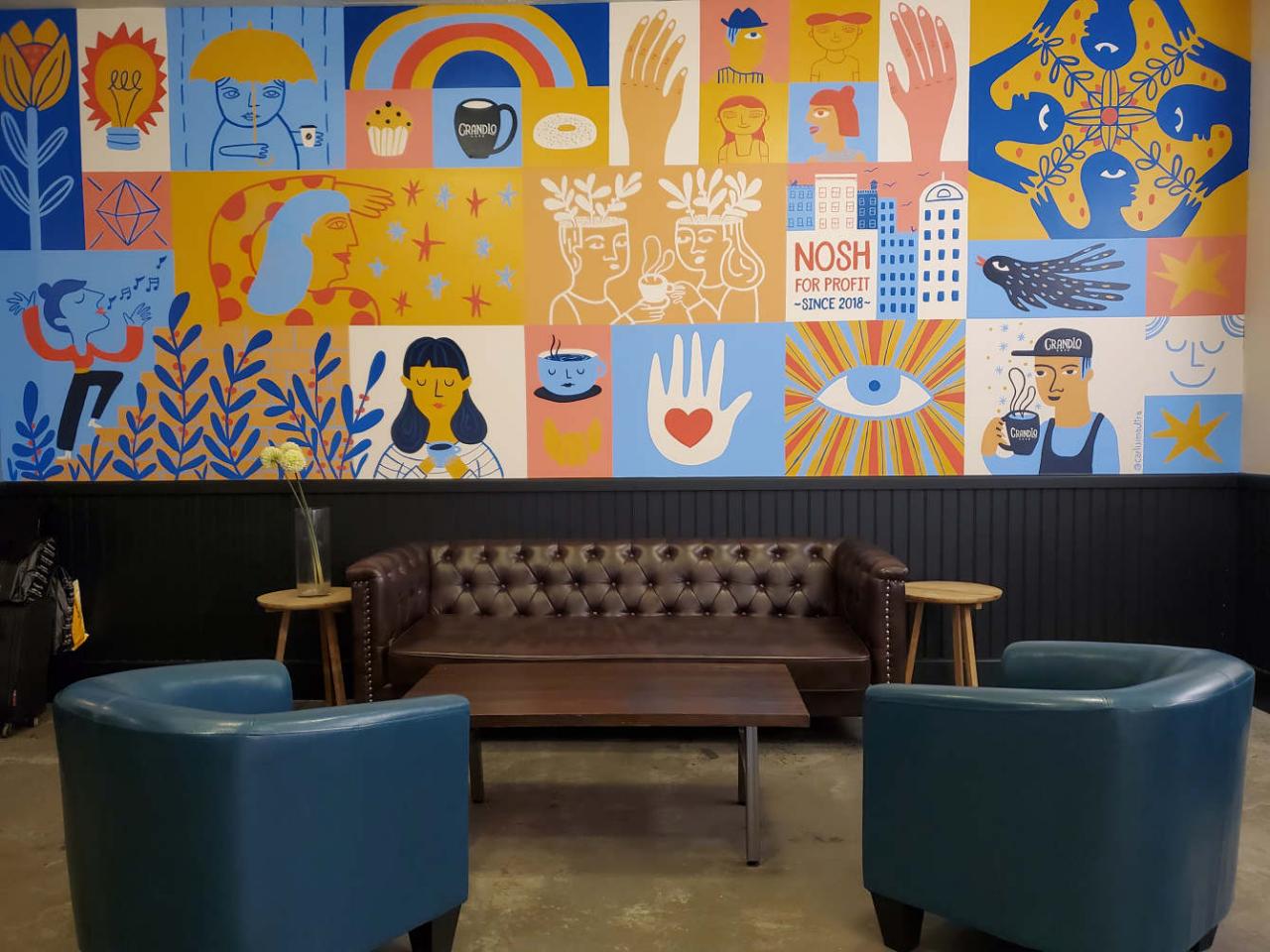 Grand Lo Cafe Mural - Carla Torres