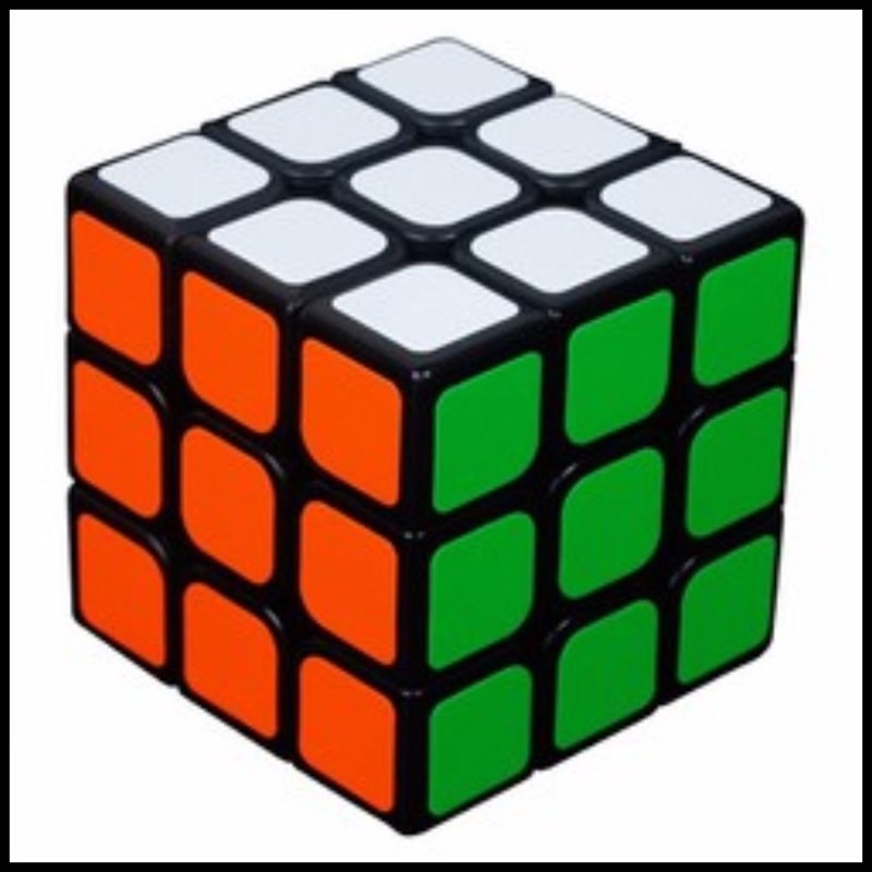 Khối Rubik 3x3 đã hoàn thành