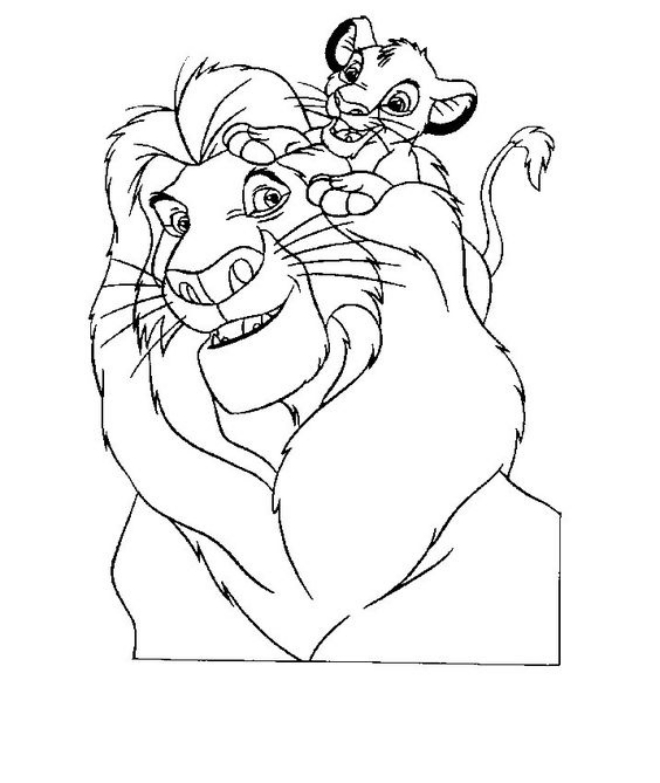 Tranh phim hoạt hình vua sư tử