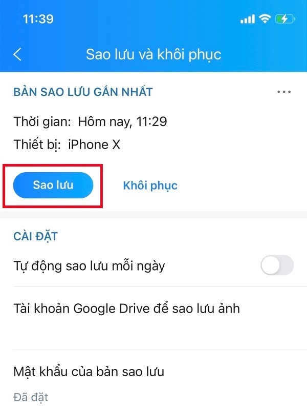 dong bo tin nhan zalo tren 2 dien thoai 3 1 Hướng dẫn đồng bộ tin nhắn zalo trên 2 điện thoại dễ dàng
