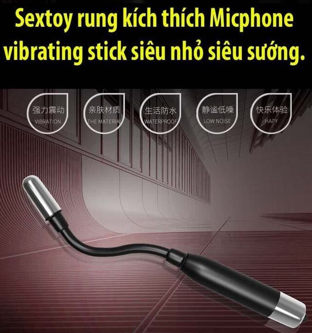 Ảnh 2: 1 trong 6 món đồ chơi tình dục cho nữ - Sextoy siêu nhỏ siêu sướng cho nữ rung kích thích Microphone Vibrating Stick (Nguồn: Internet)