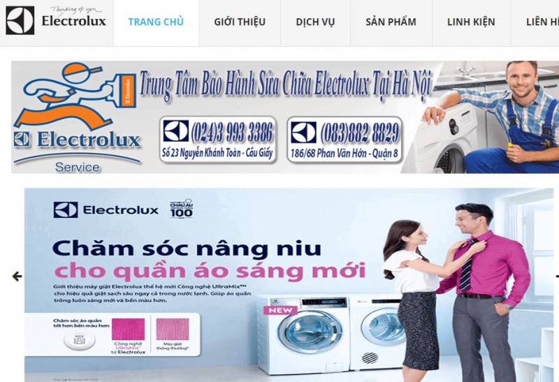 Trung tâm dịch vụ Electrolux - Hà Nội