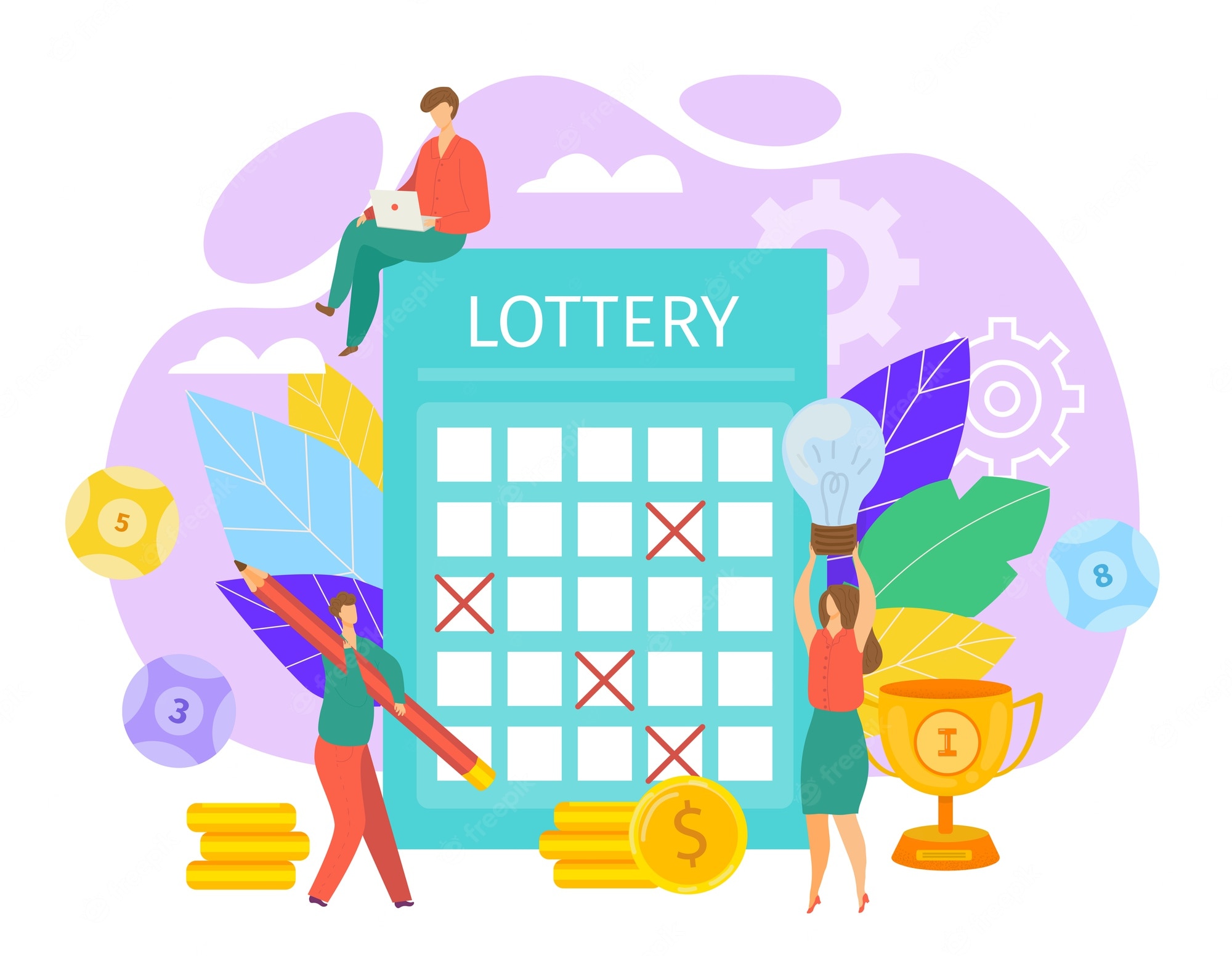 Lotto ticket Vectors & Illustrations for Free Download | Freepik