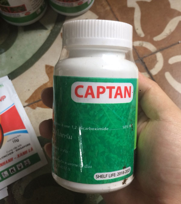 CAPTAN Thuốc đặc trị bệnh thối nhũn cho lan - Hàng Thái nguyên chai